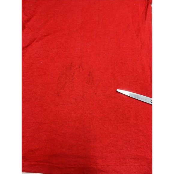 Vintage 90s "Dont Fence Me Out" Red Graphic T-Shirt Single Stitch Size Medium - Picture 9 of 9